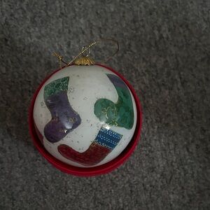 Colorful Stocking Holiday Ornament
